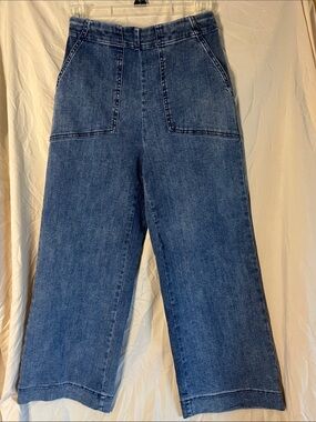 NIC+ZOE Wide-Leg Denim Jeans in Medium Blue